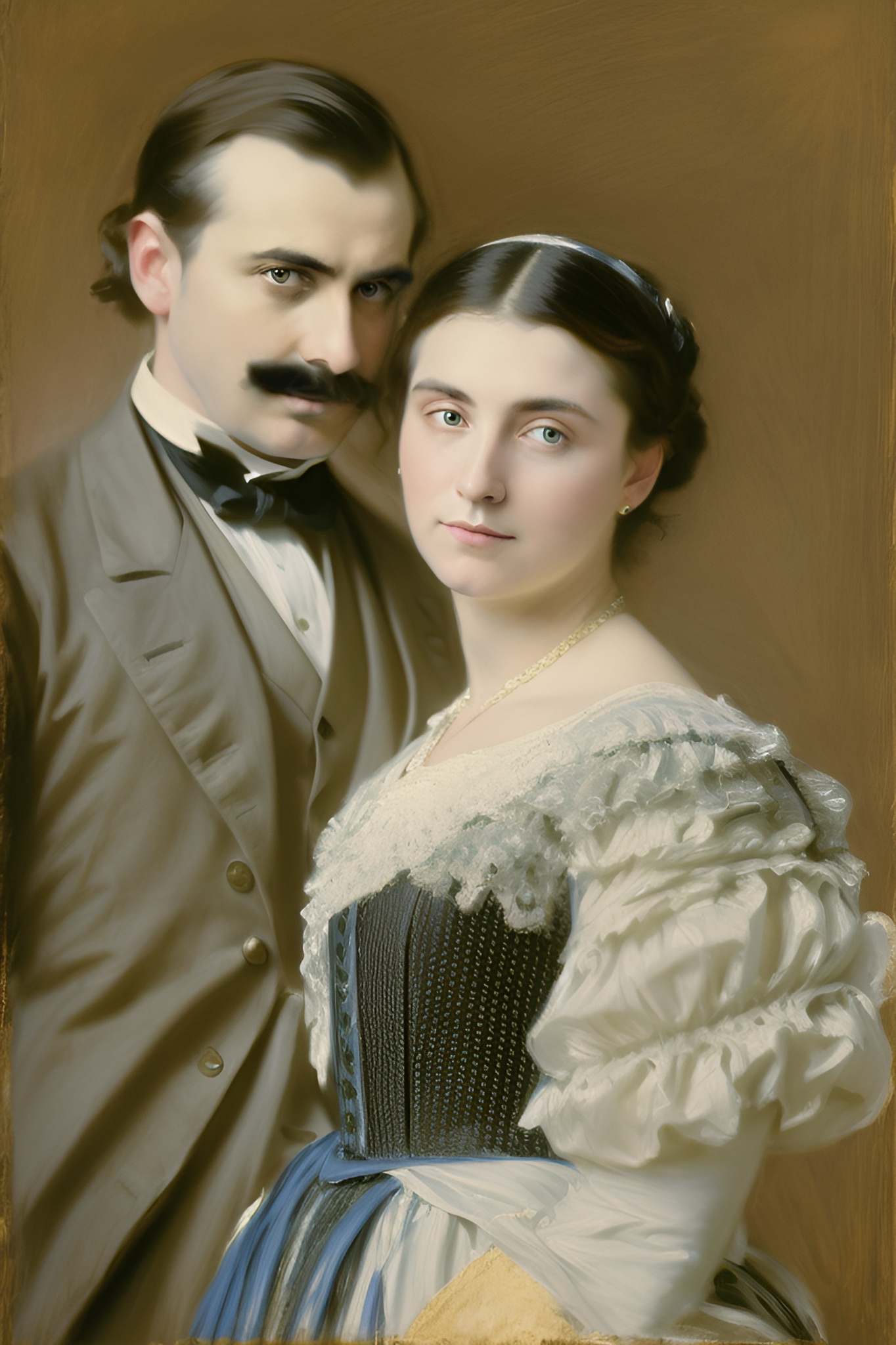 1822 - Matrimonio tra Antonio Manetti e Luigia Grilli
