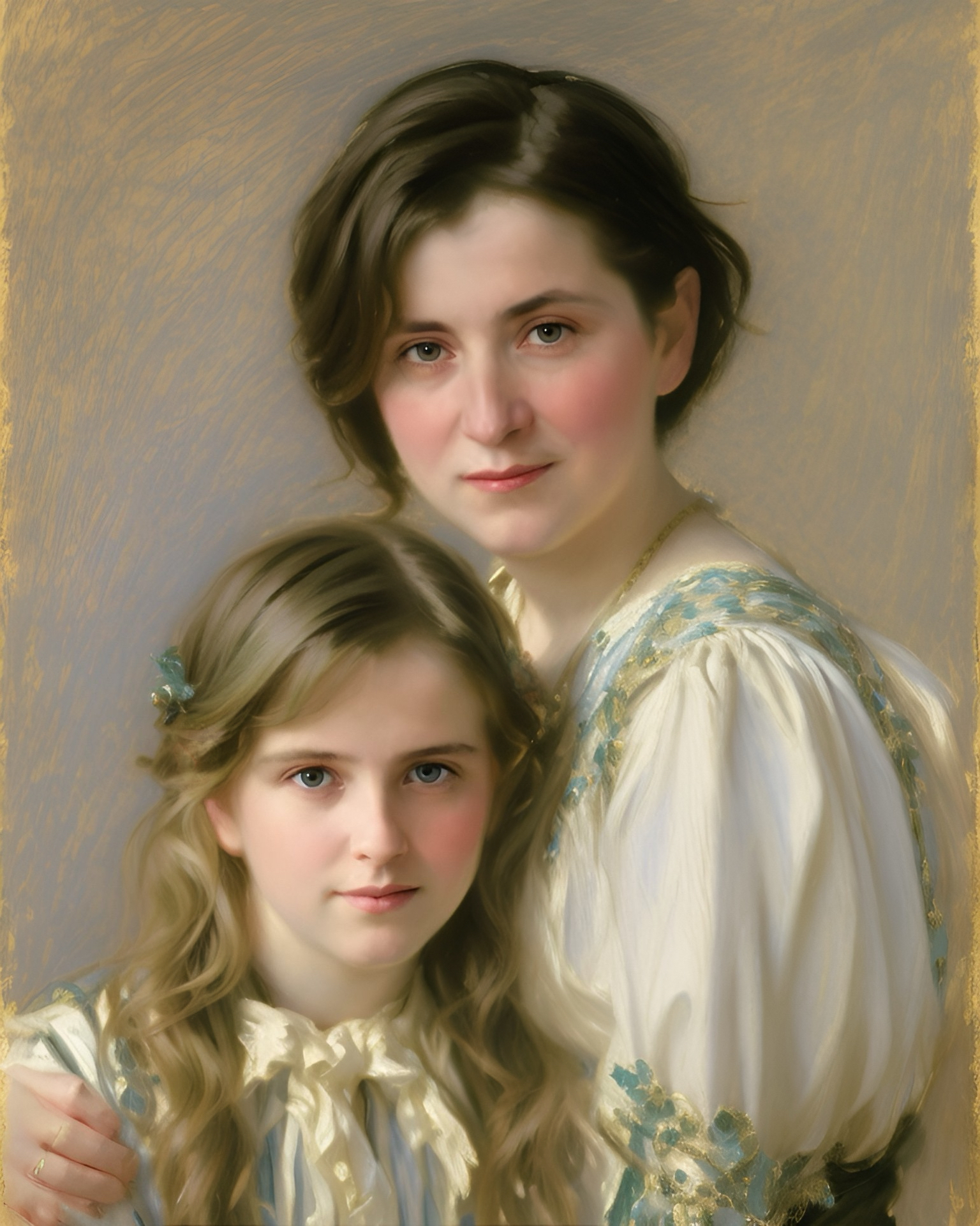 1850 - Luigia Grilli con la figlia Orsola