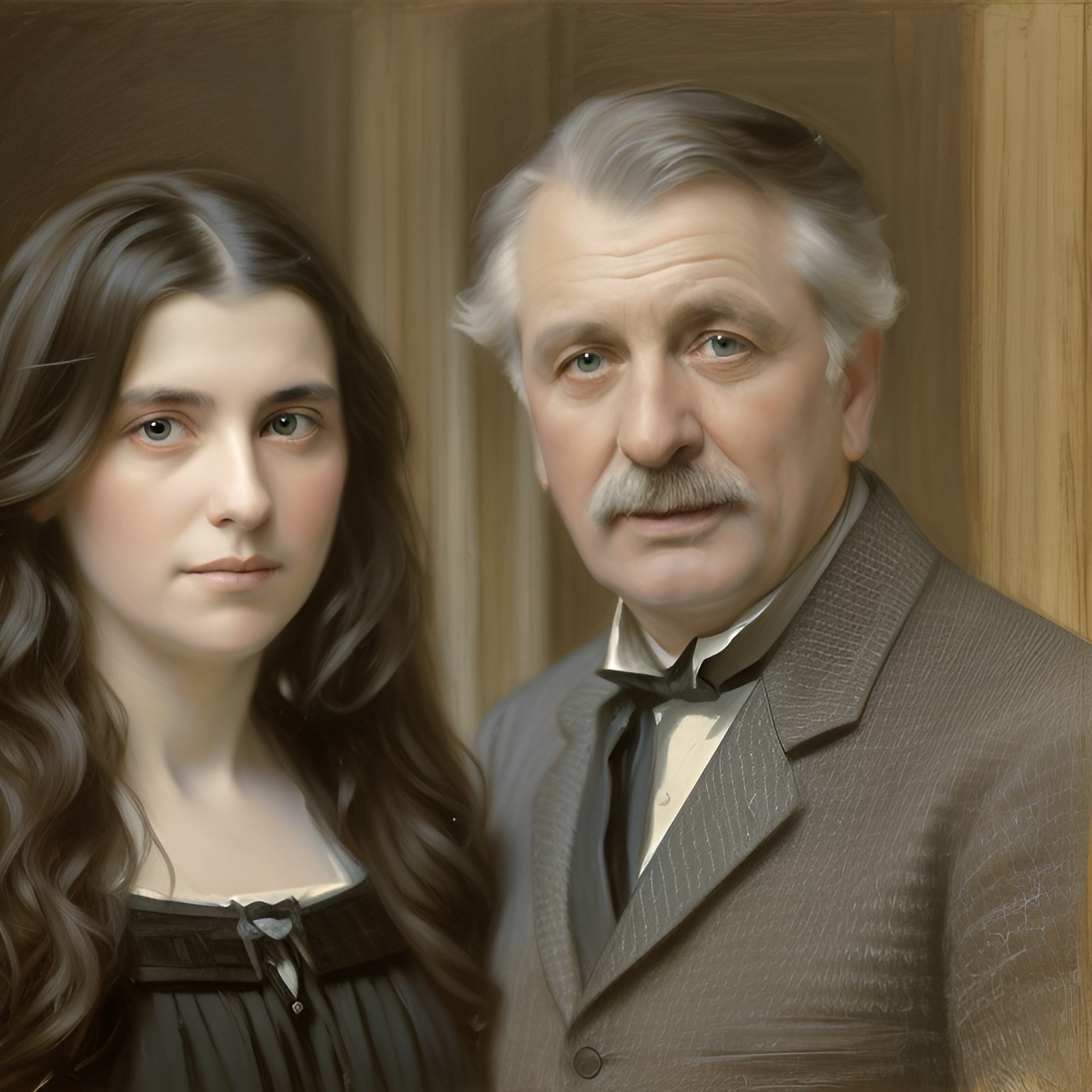 1855 - Antonio Manetti e la figlia Teresa