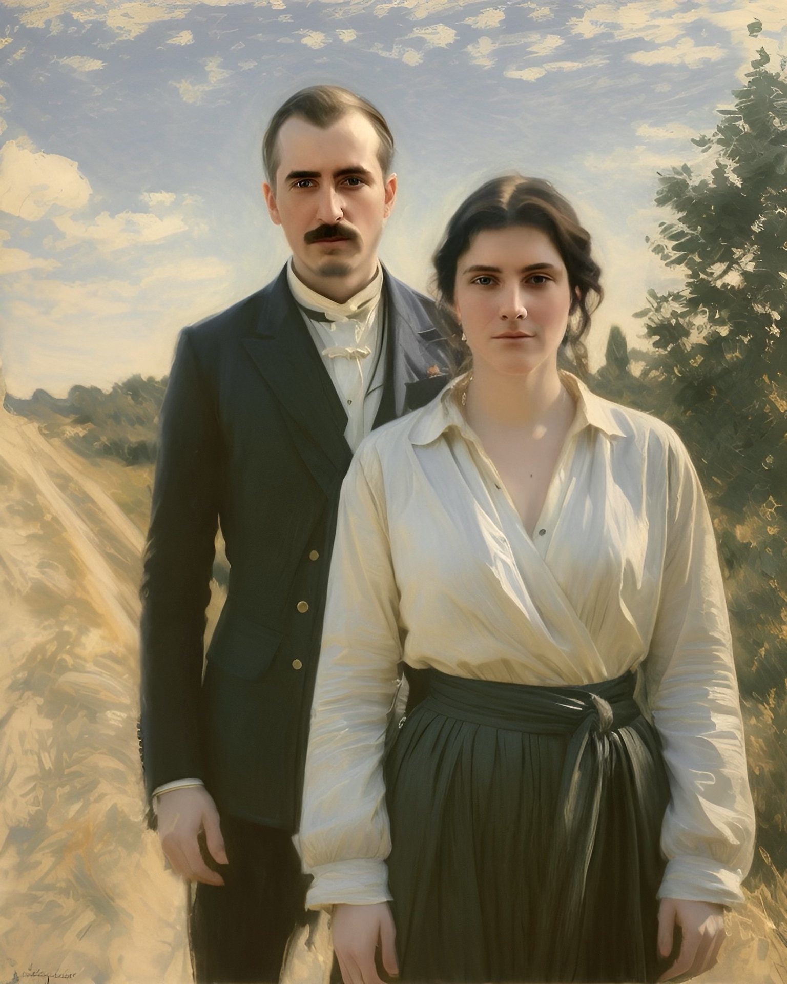 1855 - Pietro Manetti e Livia Contessi