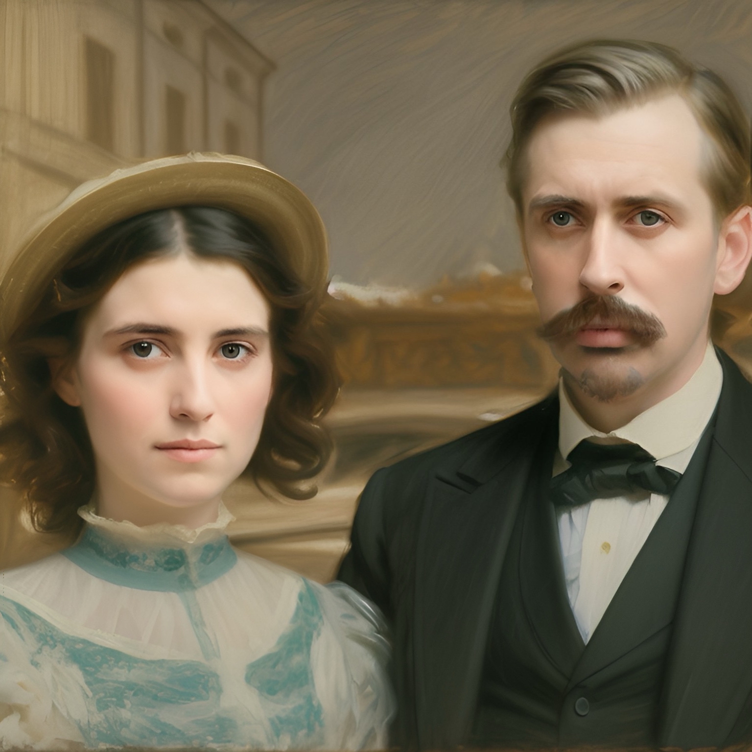 1855 - Pietro Manetti e la sorella Teresa